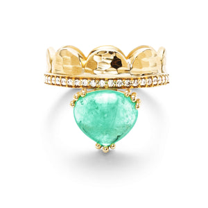 Dana Bronfman x Muzo Emeralds Half Moon Crown Ring