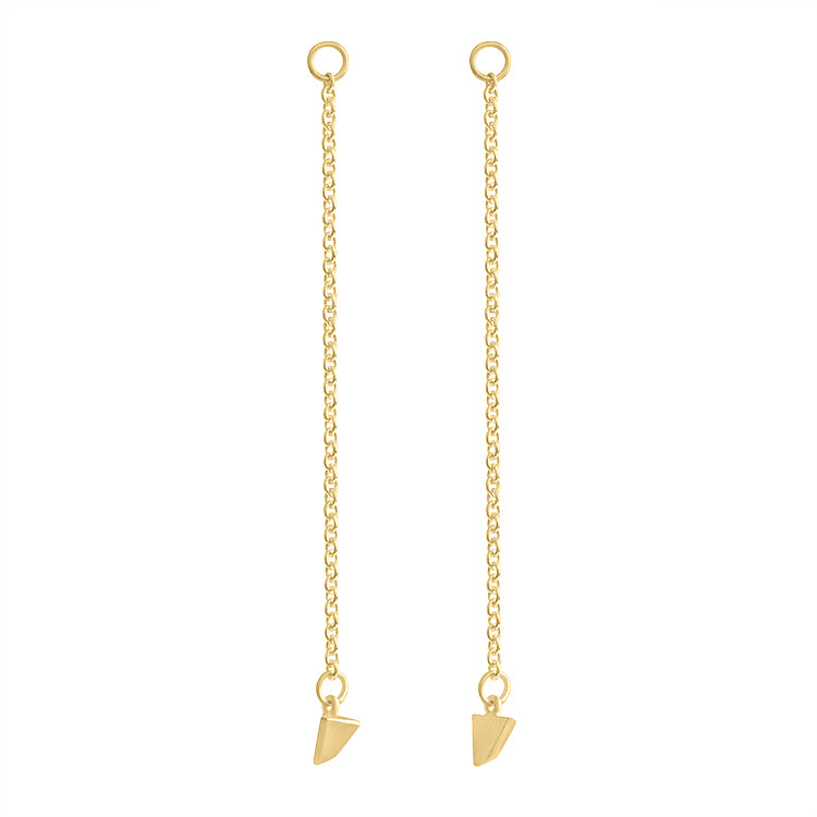 Triangle Chain Drop Extenders and Mismatched Studs featured in JCK Online