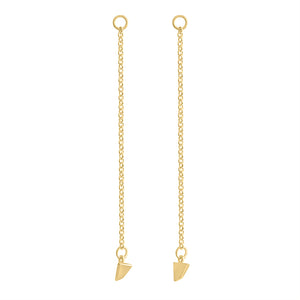 Triangle Chain Drop Extenders and Mismatched Studs featured in JCK Online