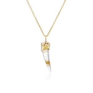 Golden Icicle Pendant