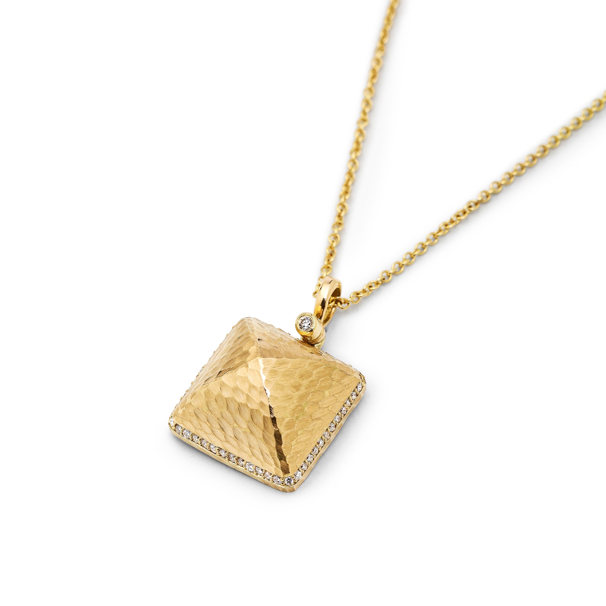 Oversized Pyramid Pendant – Dana Bronfman