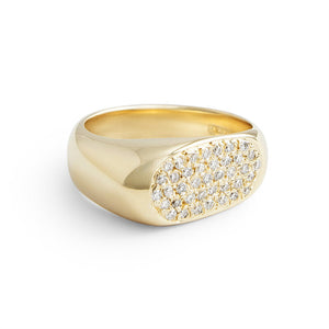 Diamond Pavé Lipstick Ring