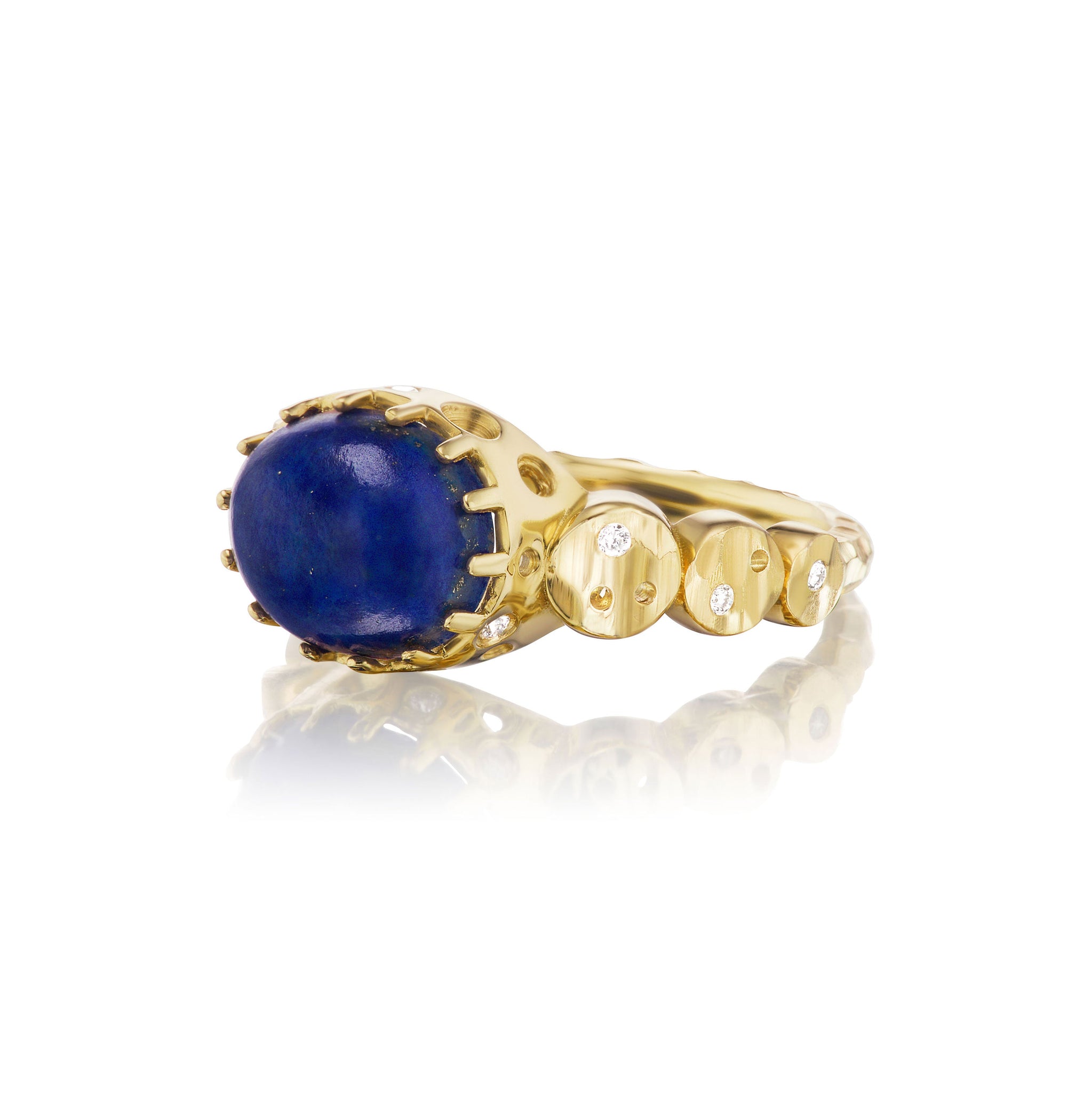 Lapis Coin Ring