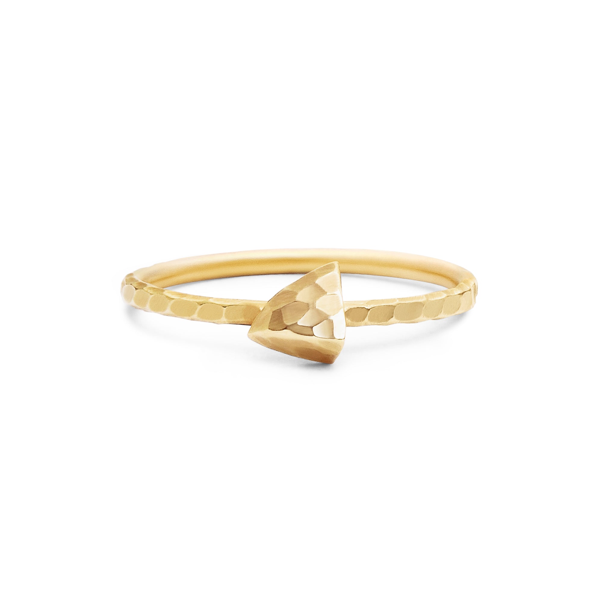 Gold Tiny Triangle Ring