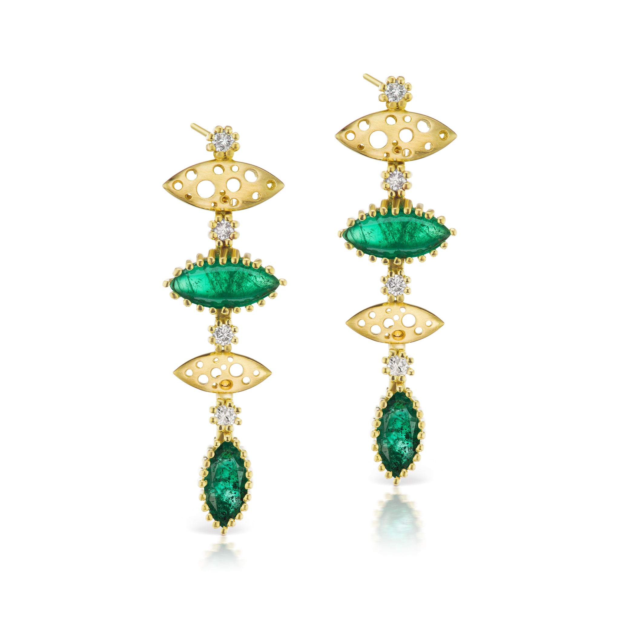 Dana Bronfman x Muzo Emeralds Tamara Earrings