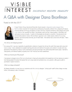 Q&A with Designer Dana Bronfman