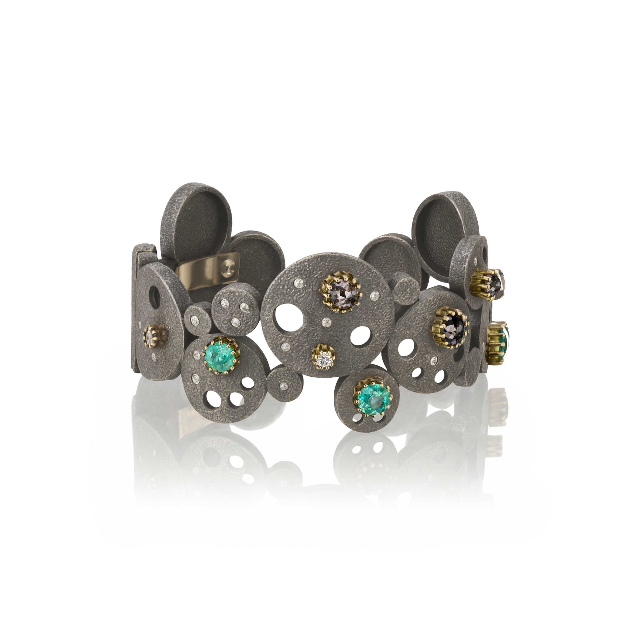 Green Night Lights Bubble Click Hinged Cuff