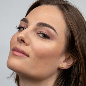 Holly Tube Stud Earrings