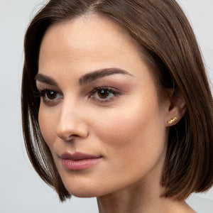 Holly Tube Stud Earrings