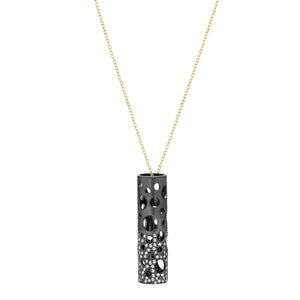 Half-Pavé Holly Pendant