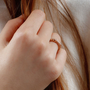 Oculus Bar Stack Ring Set