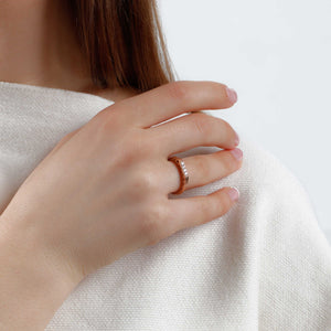 Oculus Bar Stack Ring Set