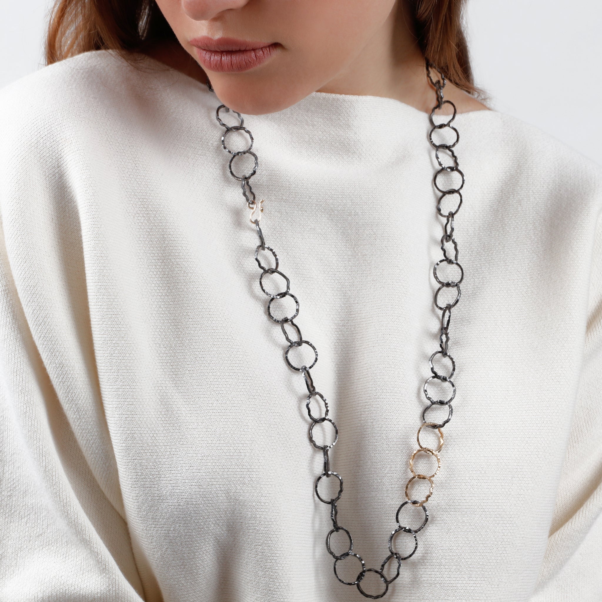 Open Silhouette Chain Convertible Necklace/Bracelet