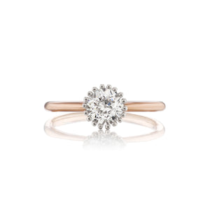 Signature Pronged Bezel Setting Solitaire Ring